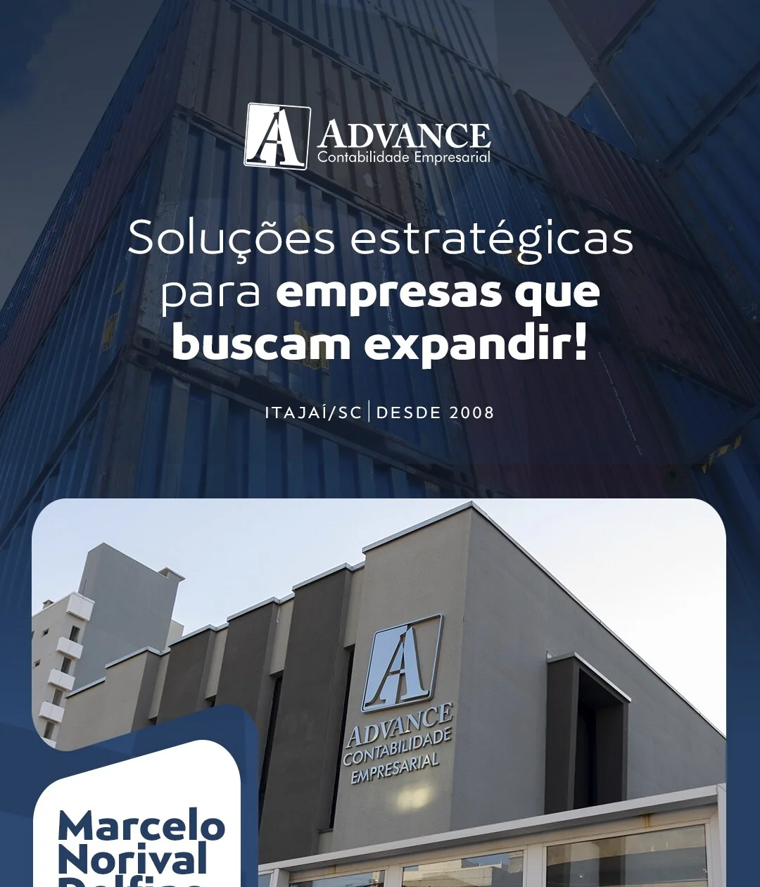 Advance Contabilidade Empresarial — Soluções estratégicas para empresas que buscam expandir.
